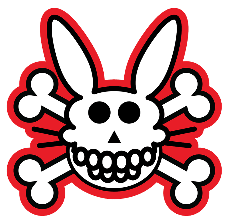 Bunny Skull and Crossbones
