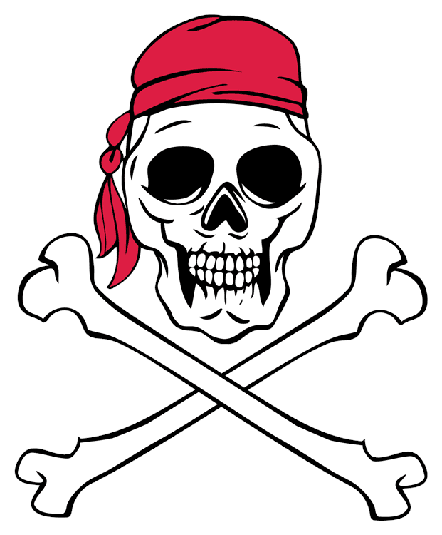 Pirate Jolly Roger Skull Crossbones