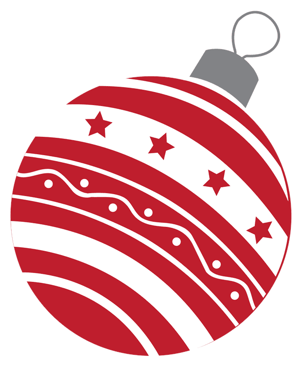 Tilted Christmas Ornament