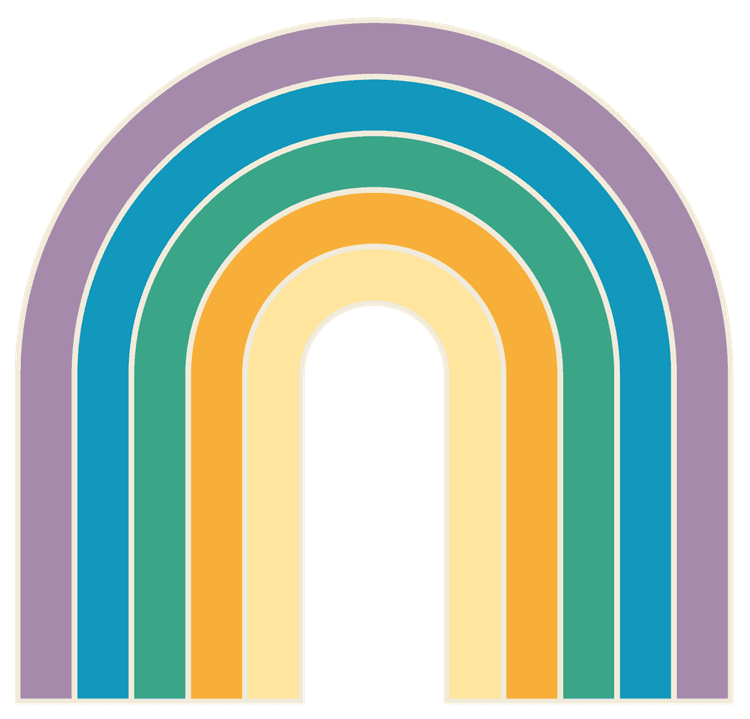 Rainbow Sunshine Icon