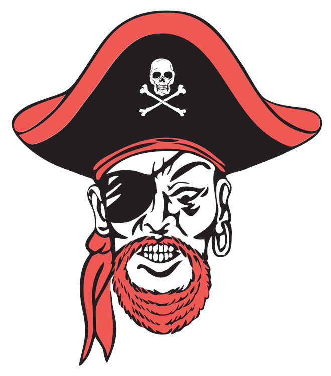 Pirate with Skull and Crossbones Hat