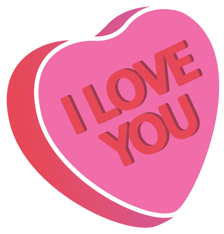 I Love You Candy Heart