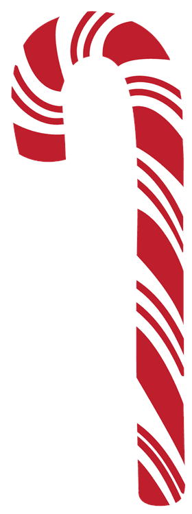 Christmas Candycane Stencil