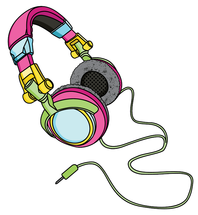 Pink Headphones