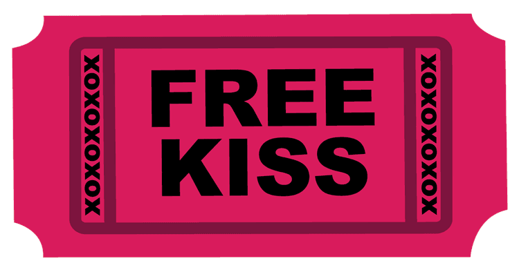 Free Kiss Love Ticket